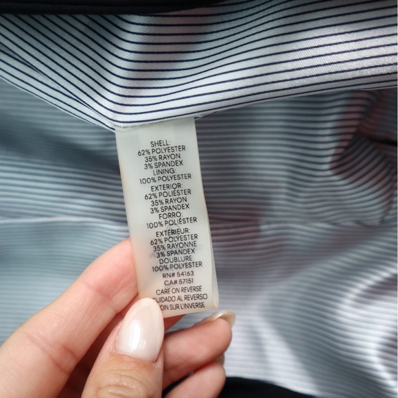 Calvin Klein Navy Button Blazer - Picture 11 of 16